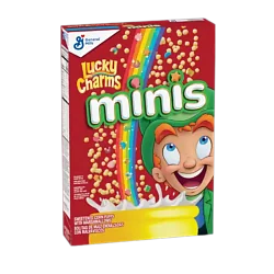 Хлопья "Lucky Charms" Минис с мершмелоу 297гр 