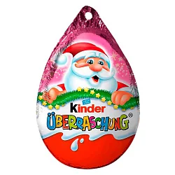 Яйцо шоколадное "Kinder" новогодний 20гр