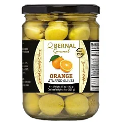 Оливки "Bernal" с апельсином 436 гр Испания