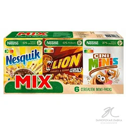 Сухой завтрак "Nestle" Mix Cereals Mini-Packs 200 гр 