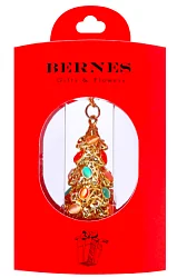 Брелок "Bernes" Елочка Gold
