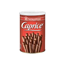 Вафли "CAPRICE" с фундуком и шок. кремом 250гр Греция